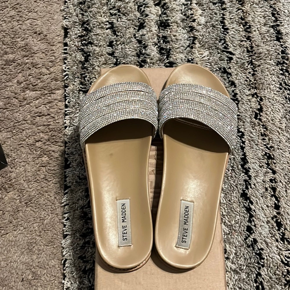 Steve Madden bling sandals